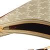 Celine Ava Monogram Print Zip Closure Leather Trim Handbag Women Handbags Beige 193952FLB-02GR
