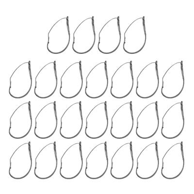 25Pcs Weedless Fishings Hook Wacky Rigs Hook Replacement Anti Hanging Bottom Mouthguard Fishes Hook for Soft Worm Baits