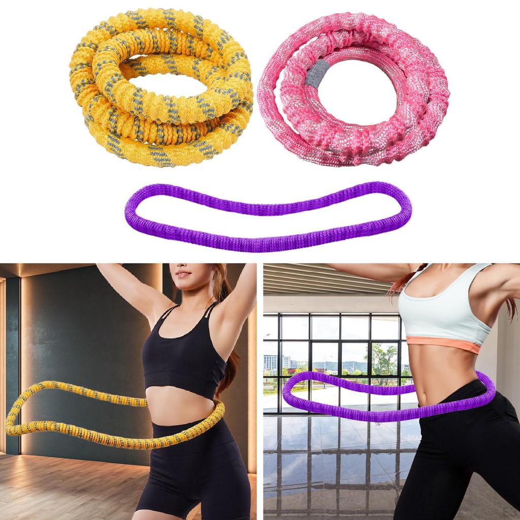 Foldable Fitness Hoop Abdomen Circle Sports Quiet Entertainment Portable Spring Workout