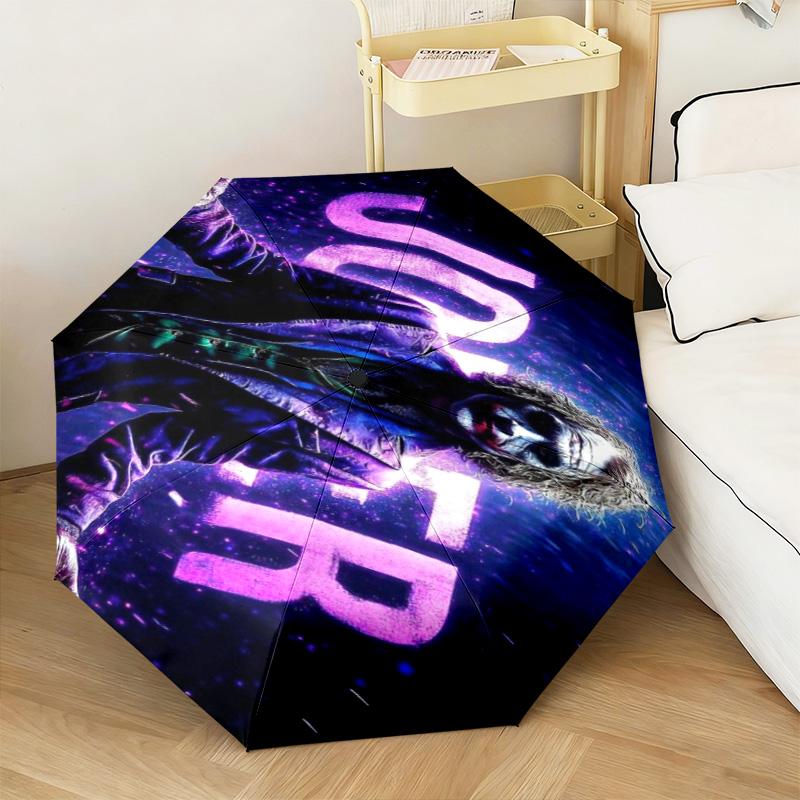 1PC Joker's Iconic Costume Automatic Umbrella - Suitable Travel Outdoor Portable Umbrella Birthday Gift Daily Essentials
