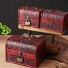 Spacious Wood Storage Box For Jewelry Watches Featuring Antique Look For Home Decoration