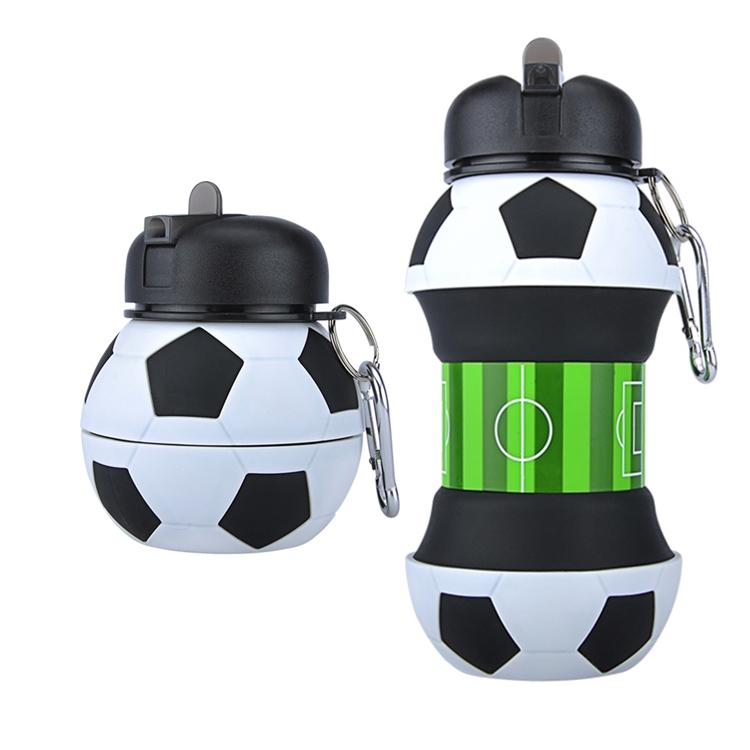 New Design Collapsible Silicone Straw Type Kids Water Bottle Boiling Applicable Eco-Friendly Private Label Children's Bottle