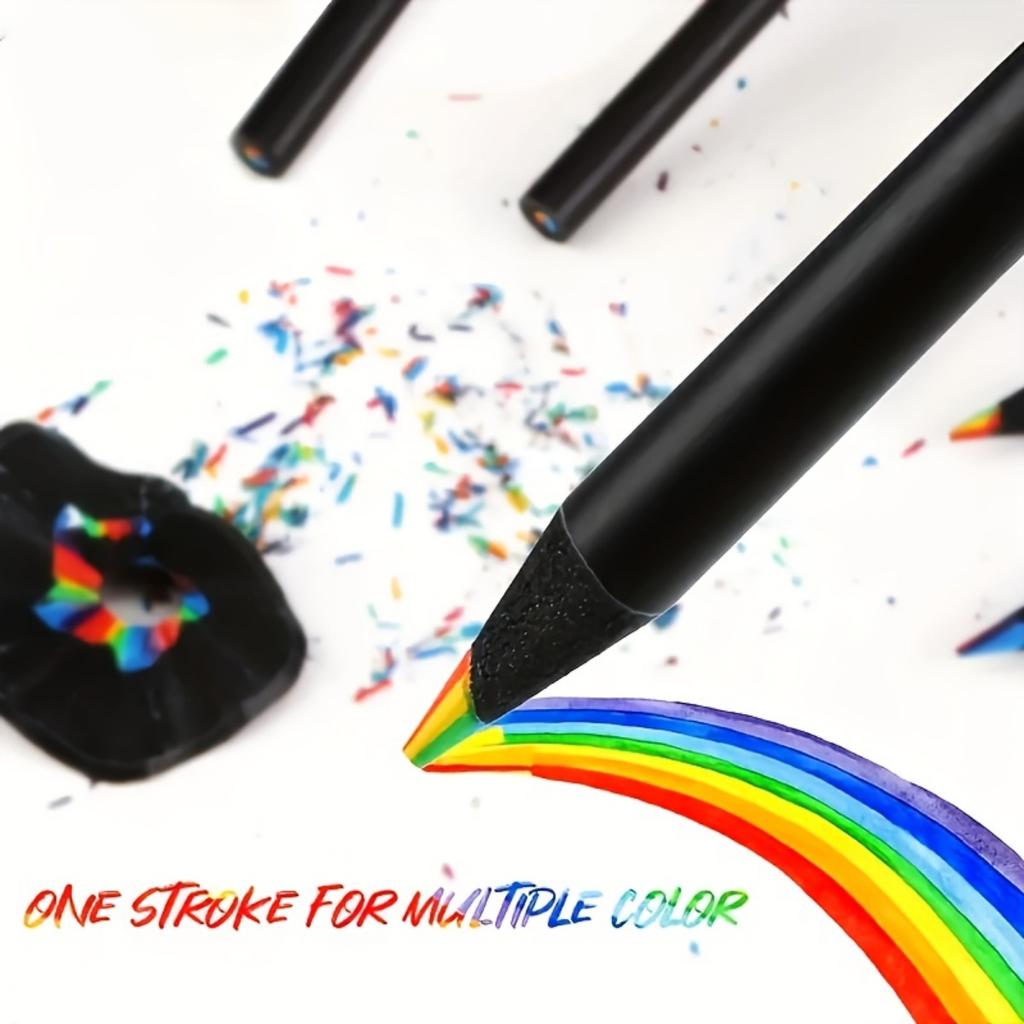 10 Rainbow Magic Gradient Markers - Żywe markery do rysowania i bazgrołów, Kawaii Creative Writing & Art Supplies