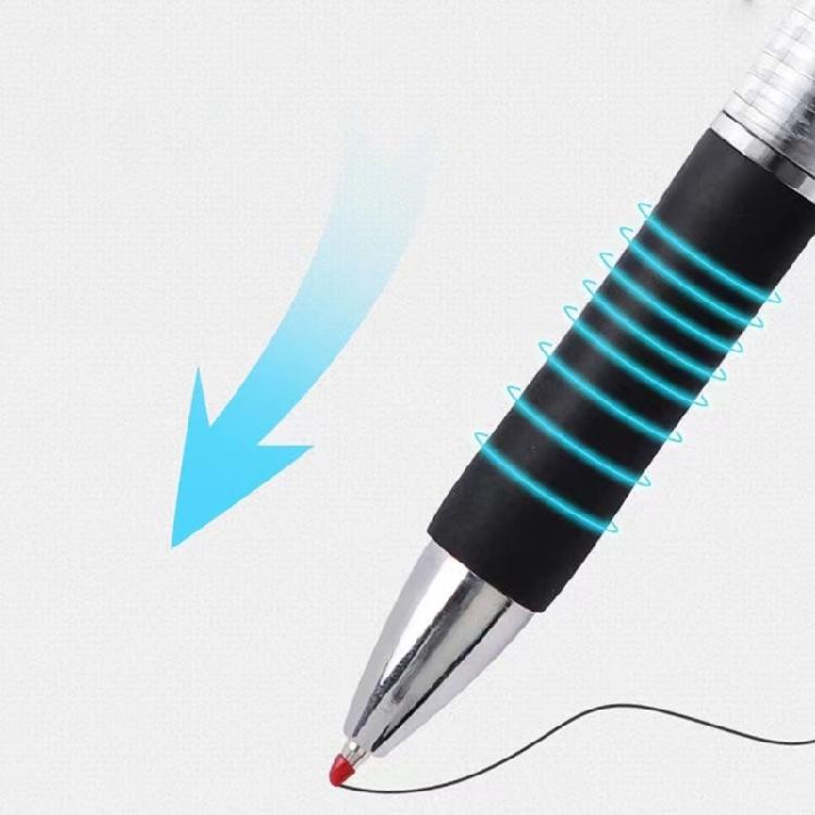10Pcs Retractable Gel Inks Pen Comfortable Grip 0.5mm Fine Point Gel Pen Red/Blue/Black Inks for Journaling Note Taking