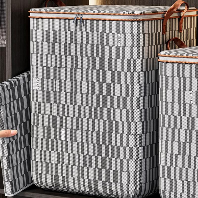 Quilt Storage Bag Household Wardrobe Clothes Organizer Blanket Sorting Storage Box Dust Proof Moving Large Capacity Bag