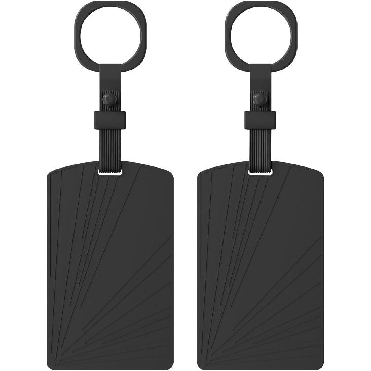 LUCKEASY 2PC Key Card Holder(Light Speed Image) For Tesla Model Y Juniper 2025 2026 Silicone Key Card Protective Cover Case Lock Sleeve Including Key (Light Speed Image)black