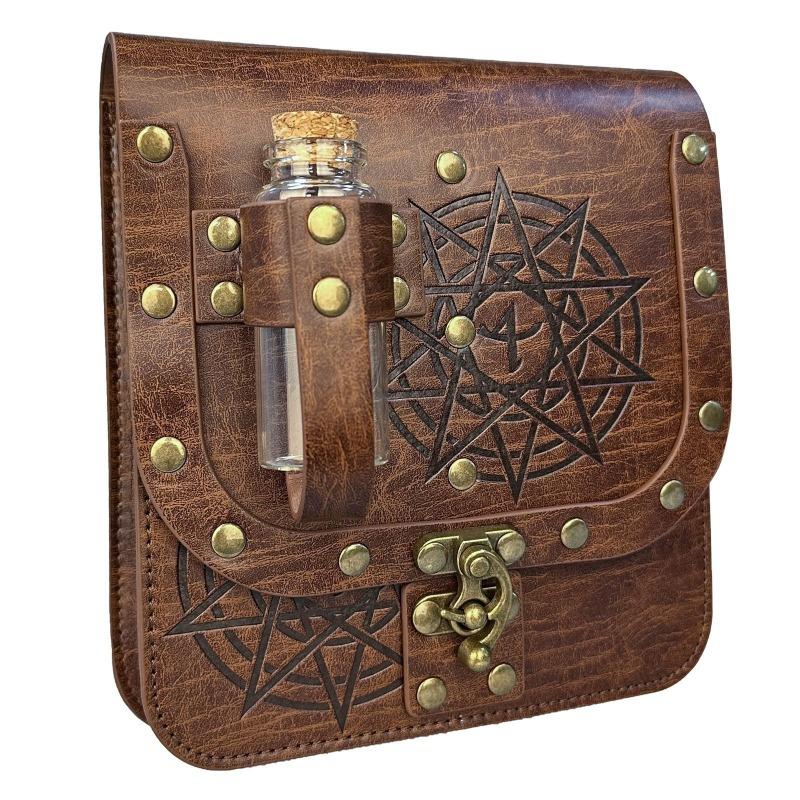 Mittelalterliche Mini-Tasche Beutel Gürtel Hüfttasche Damen Herren Wikinger Ritter Krieger Pirat Party Requisiten Cosplay Kostüm