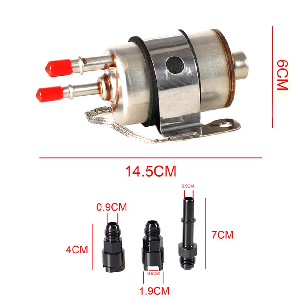 Fuel Filter & Regulator EFI Inline Fuel Pump Fitting Kit For LS -6AN Engine Swap