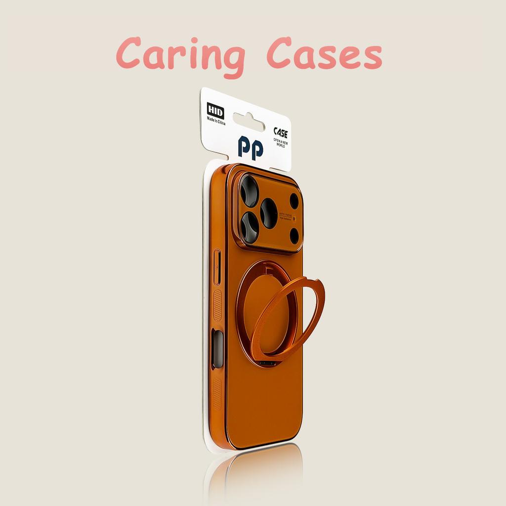 For iPhone 17 Pro Max Case Rotating Stand Electroplated with Lens Protector Film Anti-Drop Premium Case with iPhone 16 15 14 13