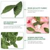 100Pcs Fake Fabric Leaves Artificial Green Lightweight Soft for DIY Garland Wedding Party Scrapbook Craft Decoration