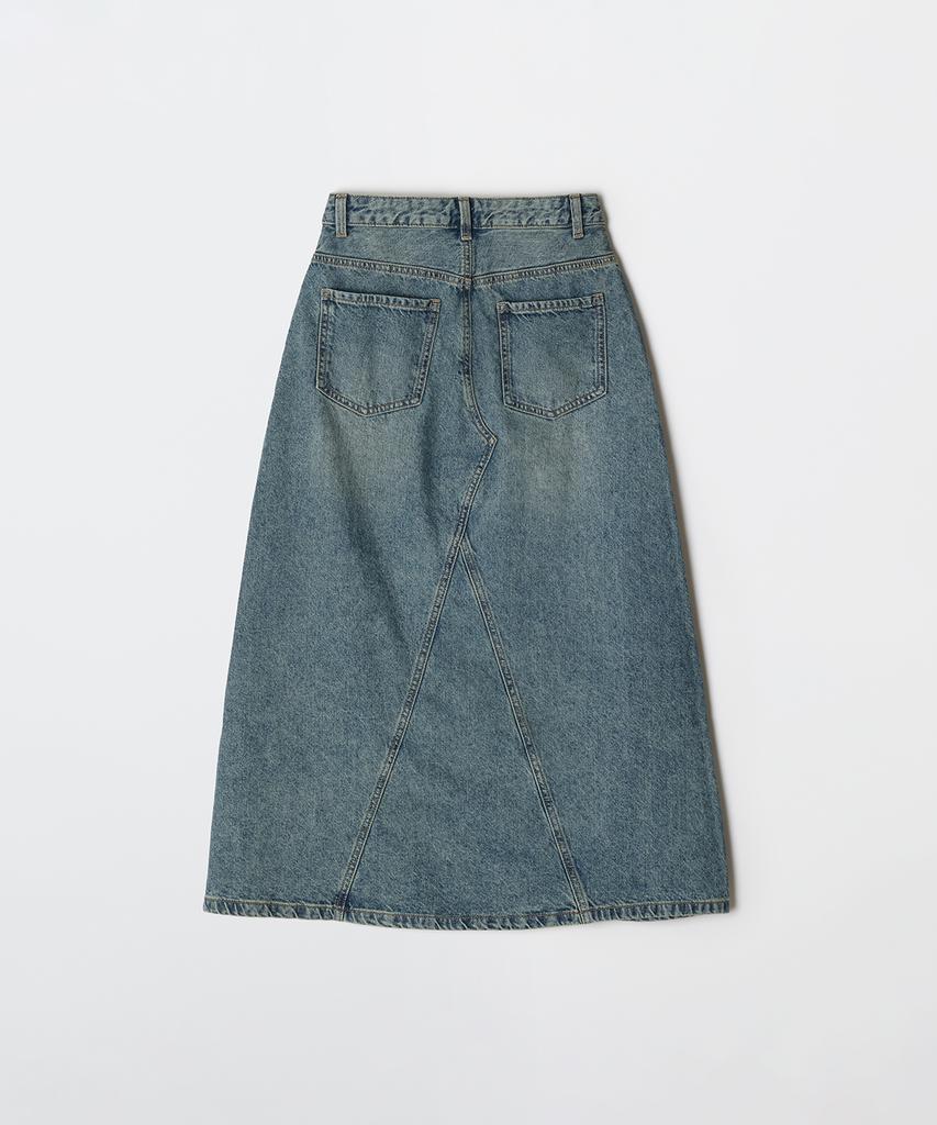 Seupao Denim Maxi Skirt_Spwjg23G01