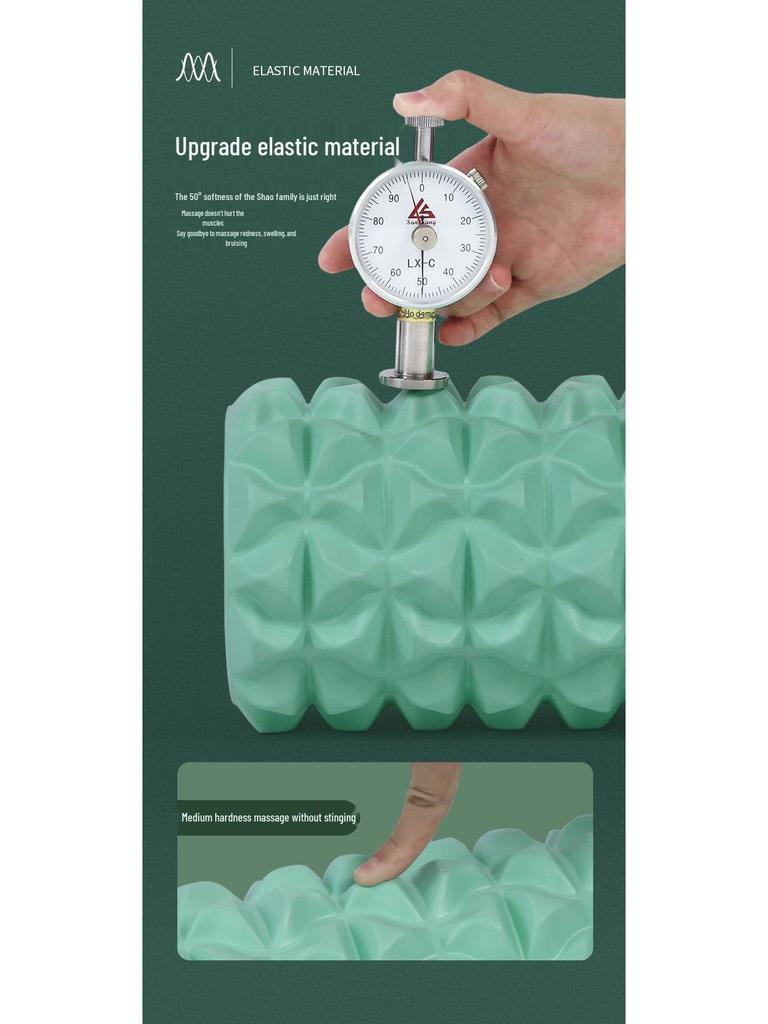 Zf1 45cm 2-in-1 Foam Roller & Wolf Teeth Stick for Yoga, Fitness, Muscle Massage & Stretching