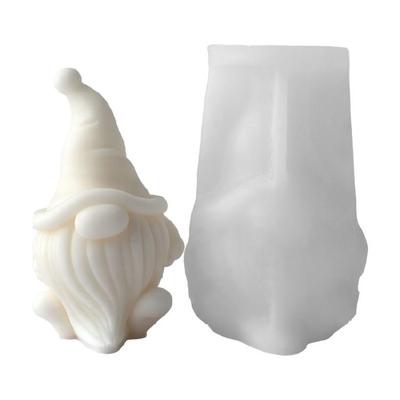 Weihnachtsthema Kerze Silikonform Zwergenform Silikonform für handgemachte Kerzen- und Seifenherstellung Epoxidharz-Bastelarbeit