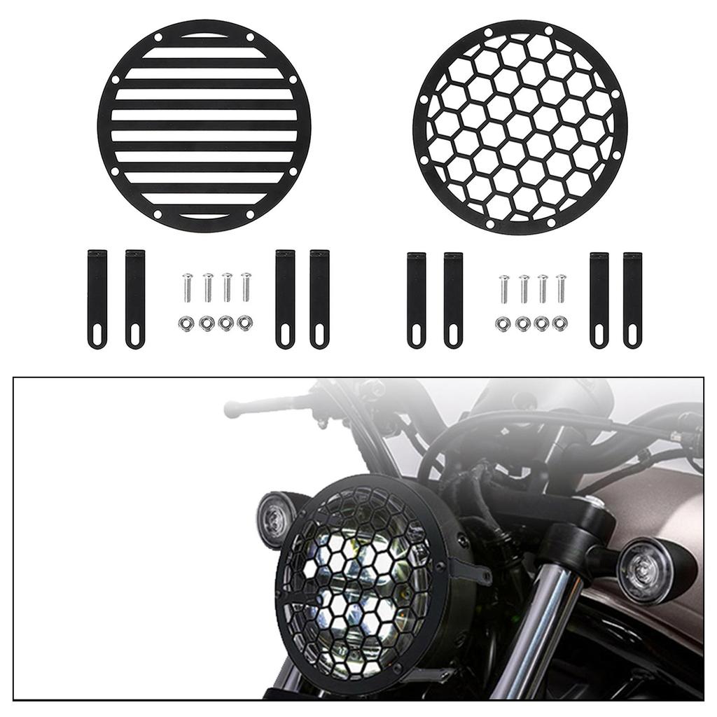 Motorcycle Headlight Grill Cover Guard Headlamp Protector Grille Fits for Honda REBEL500 300 CMX500 300 17-20 Motorbike Parts