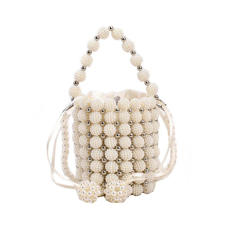 Stylish Cute Children's Handbag New Trendy Pearl Tote Bag For Girls And Boys