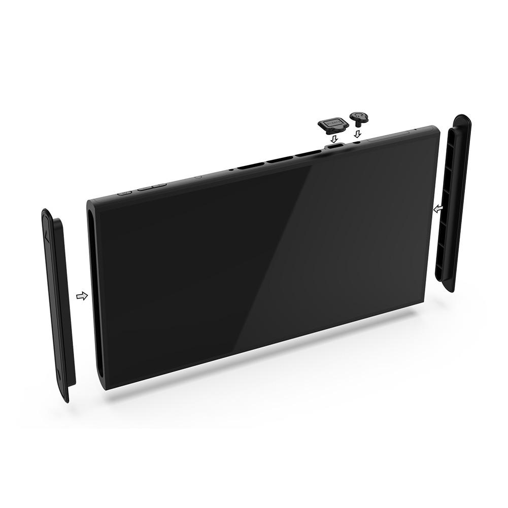  for Switch 2 Console Dustproof Kit + Joystick Cap,16-In-1 Silicone Thumbstick Plug Grip For Swi M0F9