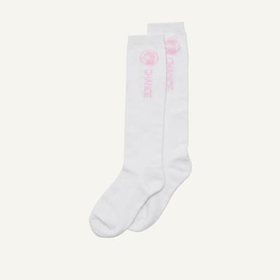 Hotel SAINT TROPEZ WHITE BONNE CHANCE MICCA KNEE SOCKS