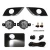 For Nissan Sunny Led Fog Light VERSA Sedan ALMERA N17 2014 2015 2016 2017 2018 Daytime Running Lamp DRL Daylight Waterproof 12V