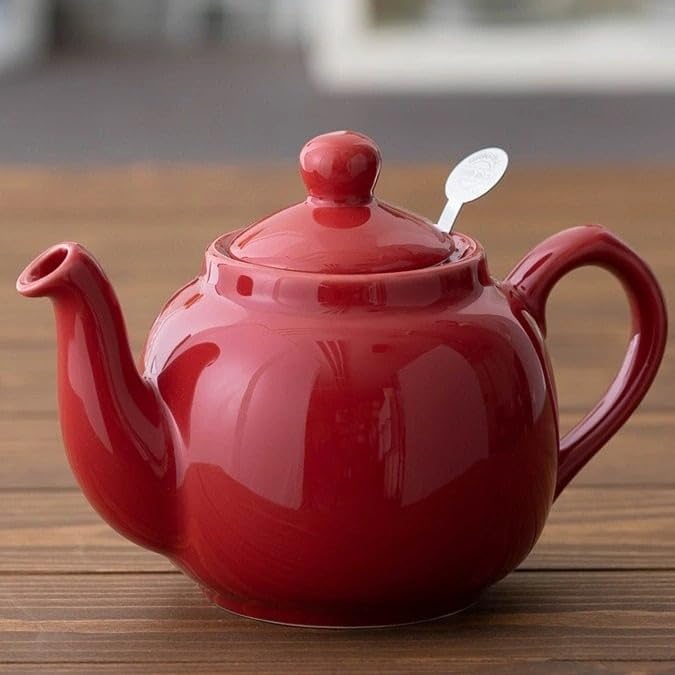 Théière London Pottery 2 Tasses 550ml Rouge ROUGE Marque Britannique Thé Noir