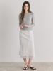 Etmont Layered Sheer Skirt, White