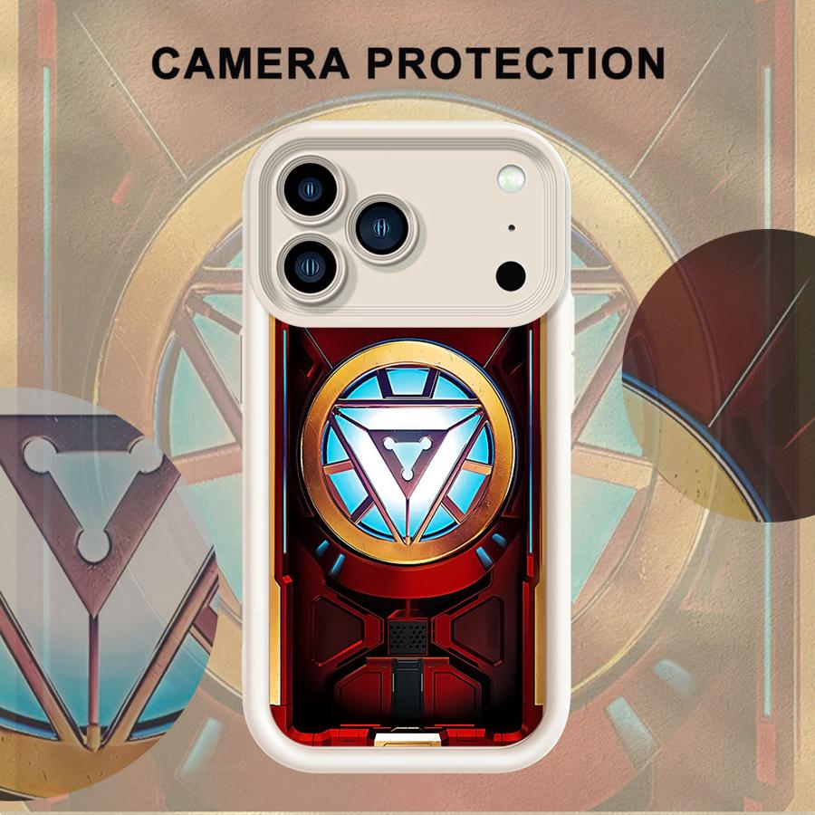 Handyhülle für iPhone XS Max 15 16 14 Plus 16e XR 17 Air 13 12 11 Pro Max Weiche Hülle Marvel Ironman Sipiderman