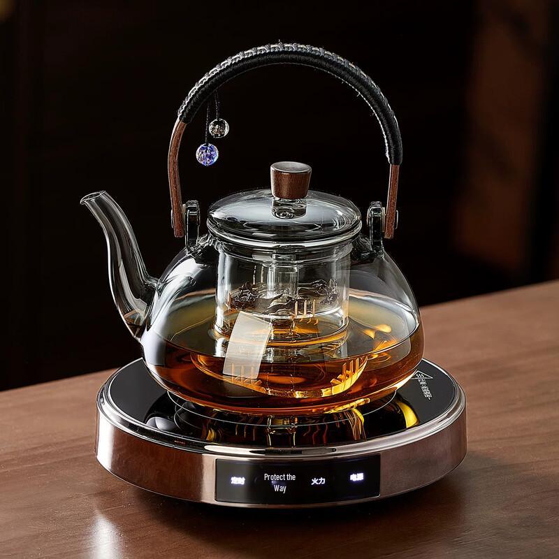 Electric Ceramic Stove & Glass Teapot Set