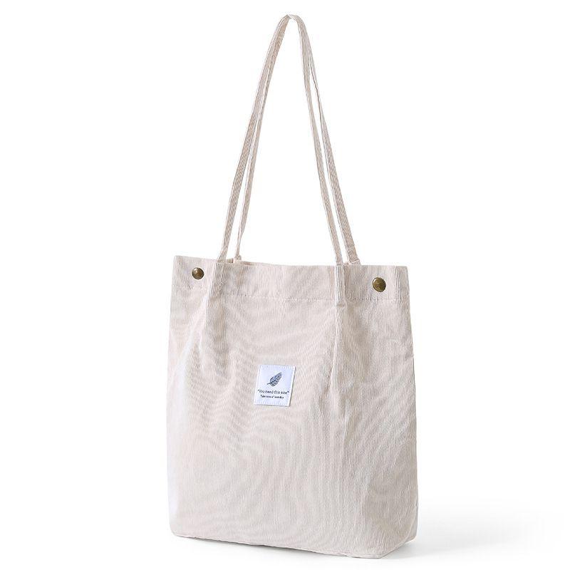 Fashionable Ladies Travel Messenger Handbag Made Of Soft Corduroy Material