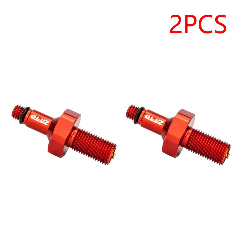 Bicycle Air Rear Shock Absorber Valve Adapter Aluminum Alloy Bike Rear Gallbladder Inflation Nozzle Tool Bicycle Accessories