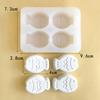 Cartoon Little Fish Snapper Roasted Cake Grinder Baked Silicone Rice Cake Mold Soap Mold Gypsum Aromatherapy