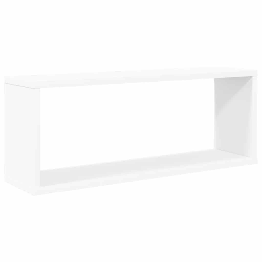 Vidaxl Półki Ścienne Kostki, 6 Szt., Białe, 60X15X23 Cm