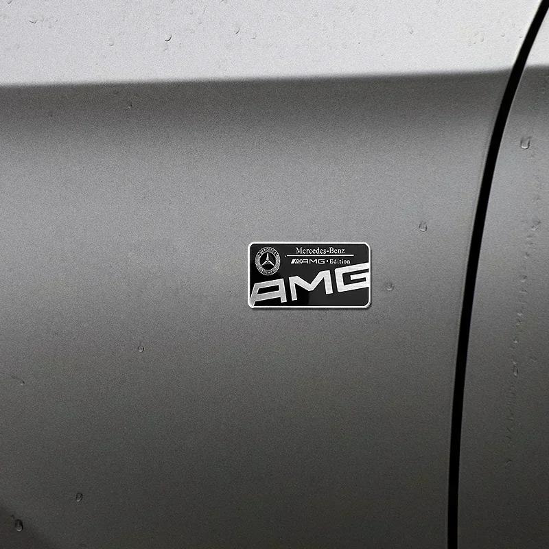 1pcs Car Side Window Badge Sticker for Mercedes benz AMG W204 W205 W212 W213 W221 W177 W246 GLA GLC CLA A Class GLK GLE CLK CLS o2