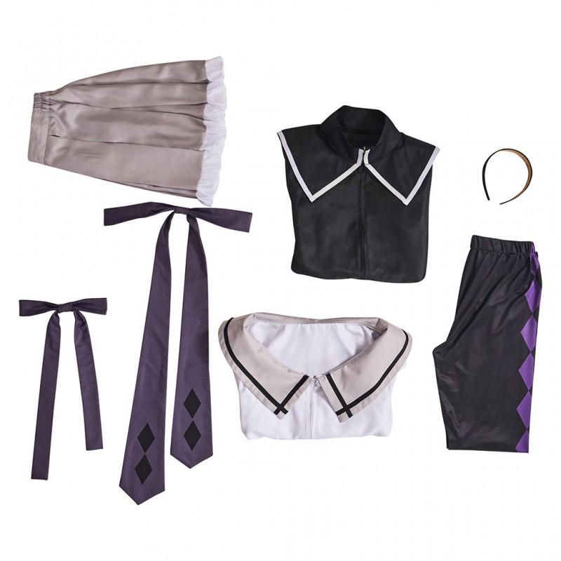 Puella Magi Madoka Magica Cosplay Costume Homura Akemi Black Long Wig Battle Suit Halloween Anime Role Play