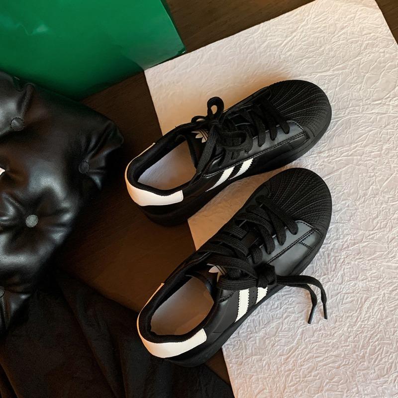 Shell Head Color Matching Sports and Leisure Little White Shoes Spring Women's New Retro Versatile Women's Shoes