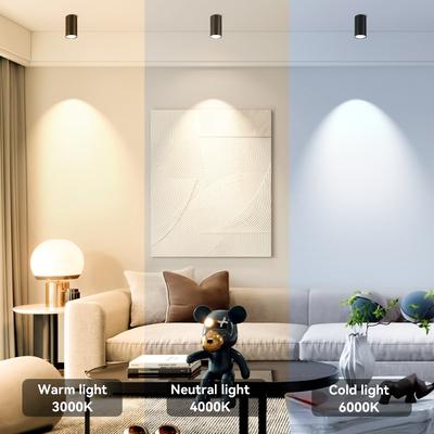 Luminária de Teto GU10 220V Lâmpadas Substituíveis LED Luminária Moderna Spot para Casa Cozinha Sala de Estar Downlight LED Montado na Superfície