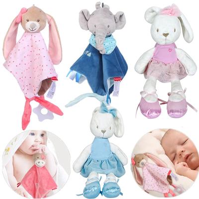 Babyspielzeug 0 12 Monate Weiches Beschwichtigungstuch Kuscheltiere Baby Tröster Spielzeug Hase Baby Plüschtiere Schlafspielzeug Für Babys