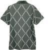 1piu1uguale3 [GOLF][×Takashiro Toga] GRK062 Khaki ARGYLE LOGO Short Sleeve Shirt tops V khakiUsed