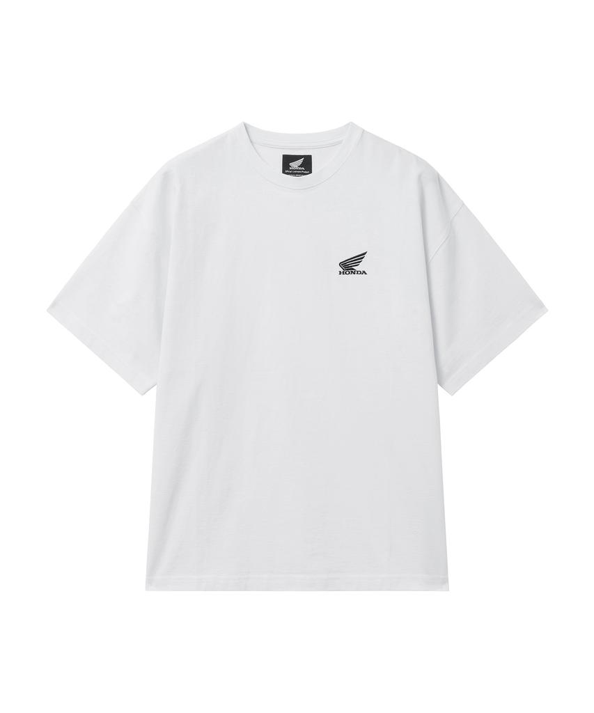 PHYPS MOTORCYCLE [2Pack] Original Wing Logo Pigment Short Sleeve Charcoal & White