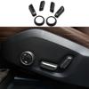 For Volvo XC90 2016- ABS Carbon Fiber Electric Seat Adjustment Cover Trim