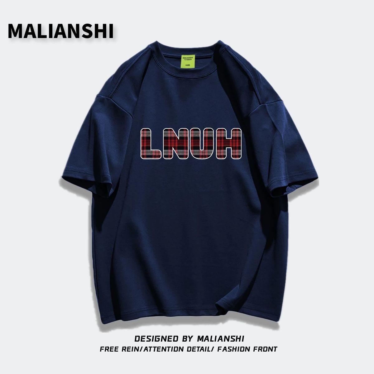 

Женская футболка с коротким рукавом и принтом American Retro, больших размеров, из чистого хлопка, в стиле летнего тренда, подходит для людей весом до 300 фунтов. 3XL (145-160 kg) темно-синий