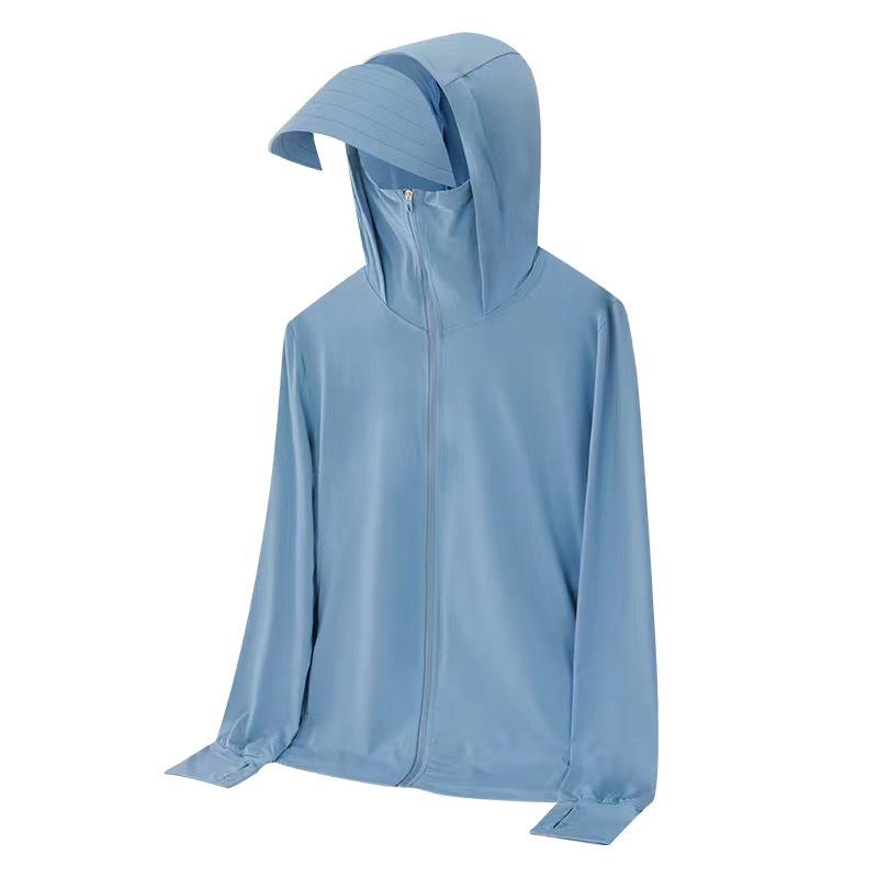 Trendy Women's UV Protection Lightweight Ice Silk Jacket for Outdoor Activities