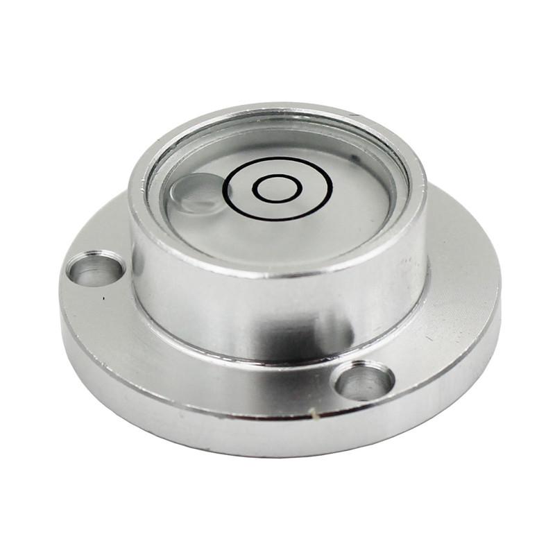 High Precision Bubble Level Small Bulls Eye Level Metal Circular Level Mini Portable Horizontal Beads