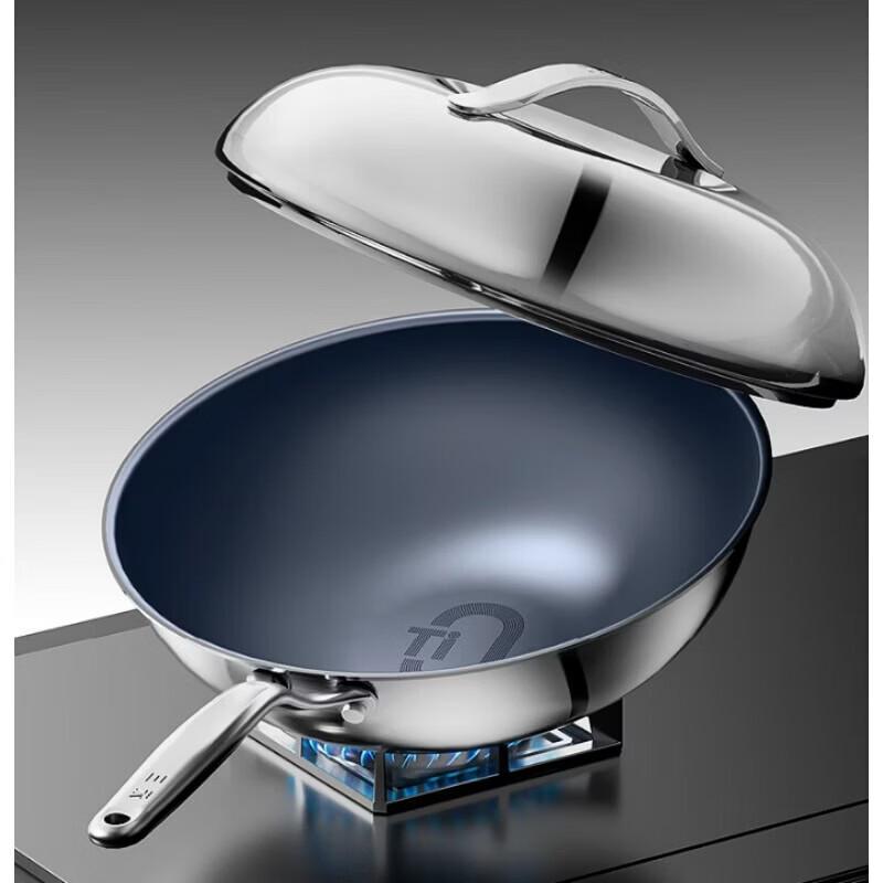 

Sanhe 30cm Pure Titanium Non-Stick Flat-Bottom Wok
