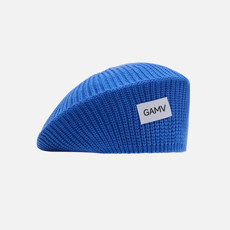 

Осень и зима новая металлическая стандартная беретка детская большой обхват головы показать лицо маленькая обратная носка шерстяная кепка вперед шляпа художника