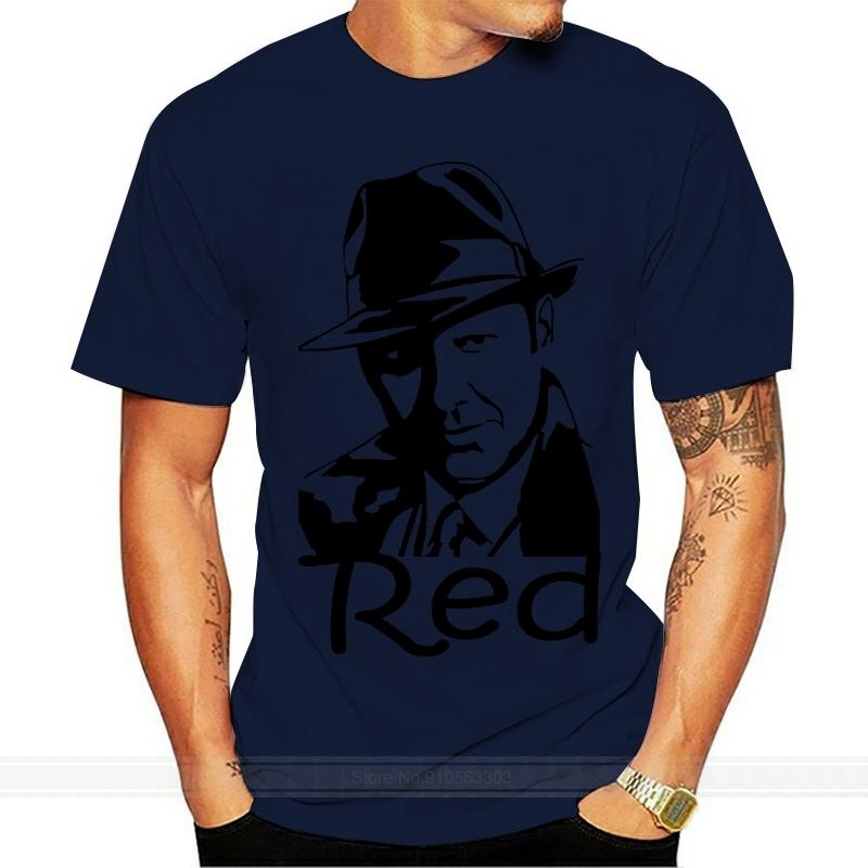 Red TShirt Raymond Reddington The Blacklist Black List Mens Funny Present Customized Colors Pride T Shirt Men Oversized Tshirt S