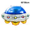 Solar System Outer Space Birthday 22in Planets Stand Astronaut Rocket Earth Balloons for Kids Starry Galaxy Party Decor Supplies