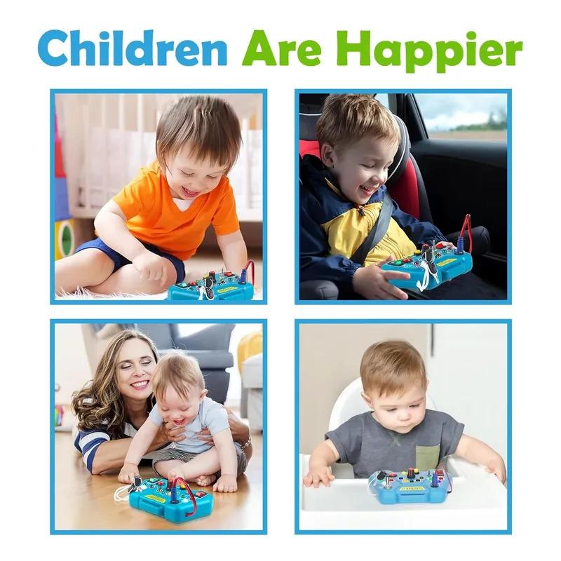 Montessori Busy Board Toys For Toddlers Enhance Children Hand Eye Coordination Educational Learning Toys Toddler Brain Game