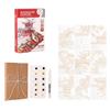 9 Blatt/Set Aquarellmalset, Dickes Aquarell-Faltaufbewahrungsbuch Mit Einem Stift, Feiertags-Geburtstagsgeschenk, Partygeschenk