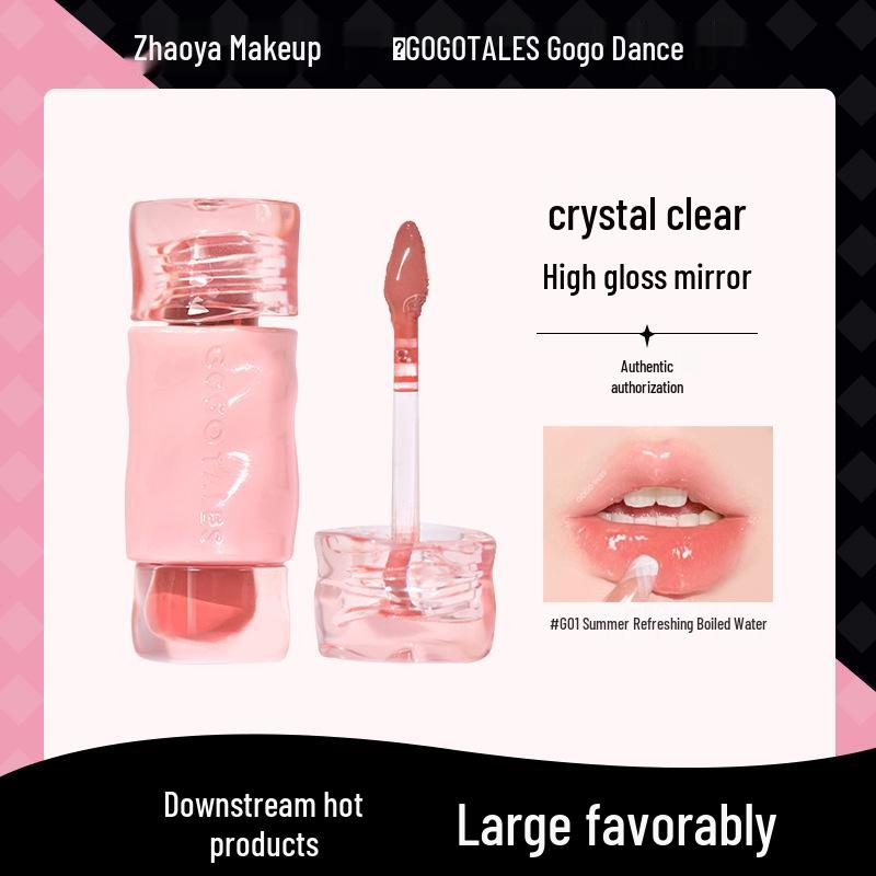 Gogo Dance Honey Feuchtigkeitsspendender Lipgloss & Peeling-Lippenstift-Duo reduziert Lippenfältchen und verleiht ein glänzendes Finish.