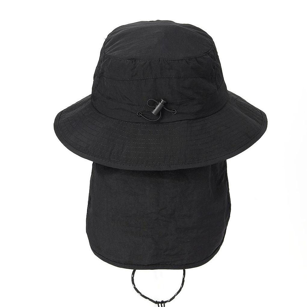 Foldable Hiking Hat (Black) UV Protection Bucket Hat