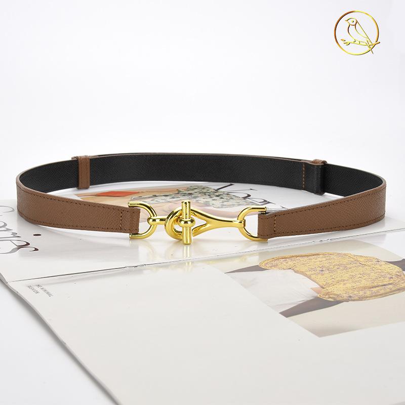 Leather Ladies Adjustable Belt Decorative Shirt With Dress Suit Waist Trendy Belt